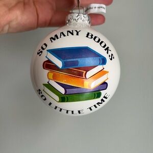 NWT book ornament